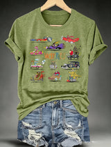 Women's Wacky Races - Characters & Vehicles T-shirt
