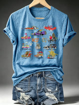 Women's Wacky Races - Characters & Vehicles T-shirt