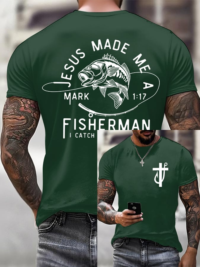 Men'S Casual Faith Short-Sleeved T-Shirt