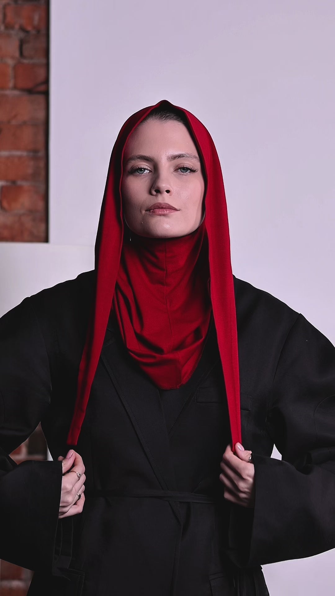 3in1 practical hijab - cobalt blue