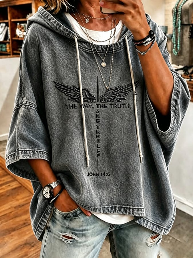 Women's  Faith Over Fear Printing  Top