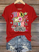 Women's  His Way Is Better Faith T-Shirt, Leopard Print Christian Women Graphic Tee, Cute Religious Casual Everyday Shirt