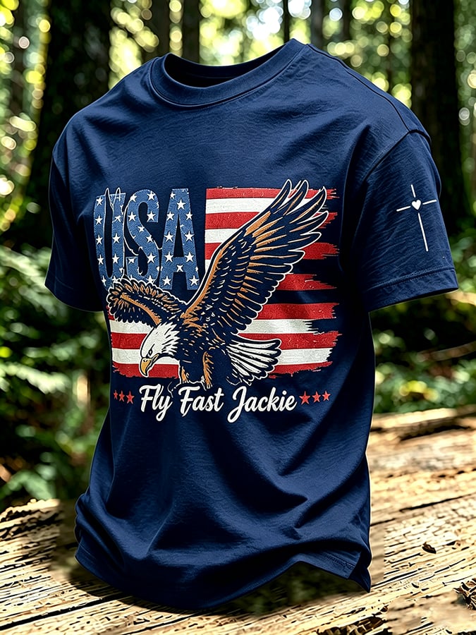 Men's  Jackie and Shadow Print Short-Sleeve T-Shirt