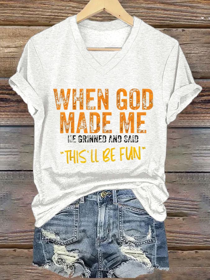 Women'S Casual Faith Short Sleeve T-Shirt