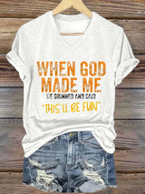 Women'S Casual Faith Short Sleeve T-Shirt