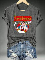 Women's Captain Pugwash Cartoon Classic T-Shirt
