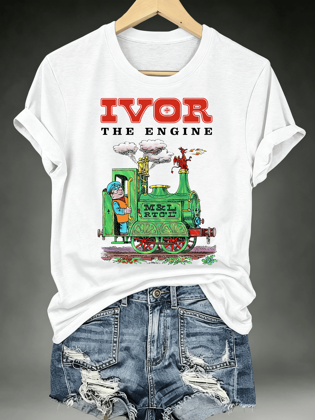 Women's Casual Printed Crew-Neck T-Shirt