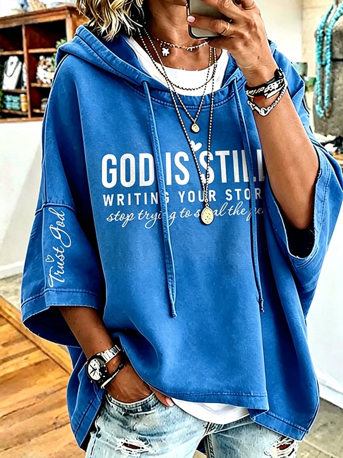 Women's  Faith  God Is Still Writing Your Story, Stop Trying To Skip The Pages Printing  Top