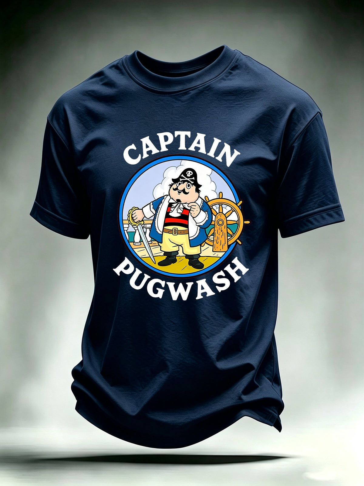 Men's Captain Pugwash in his ship Classic T-Shirt