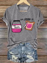 Women's  THE GOSPEL Print T-Shirt