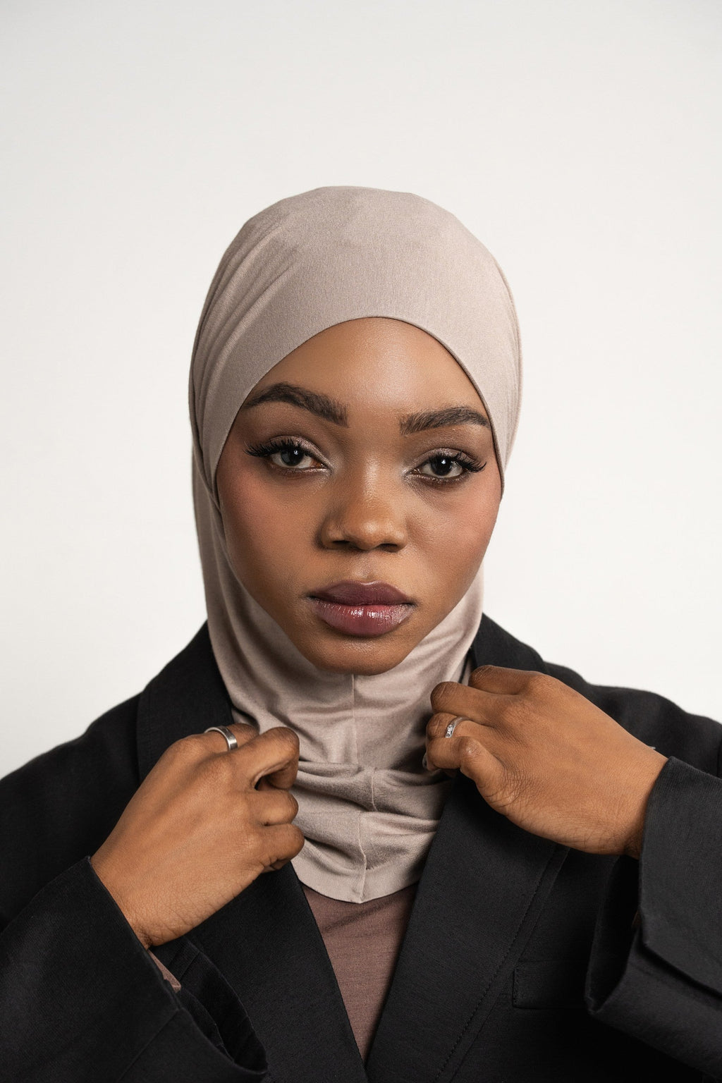 3in1 practical hijab - taupe