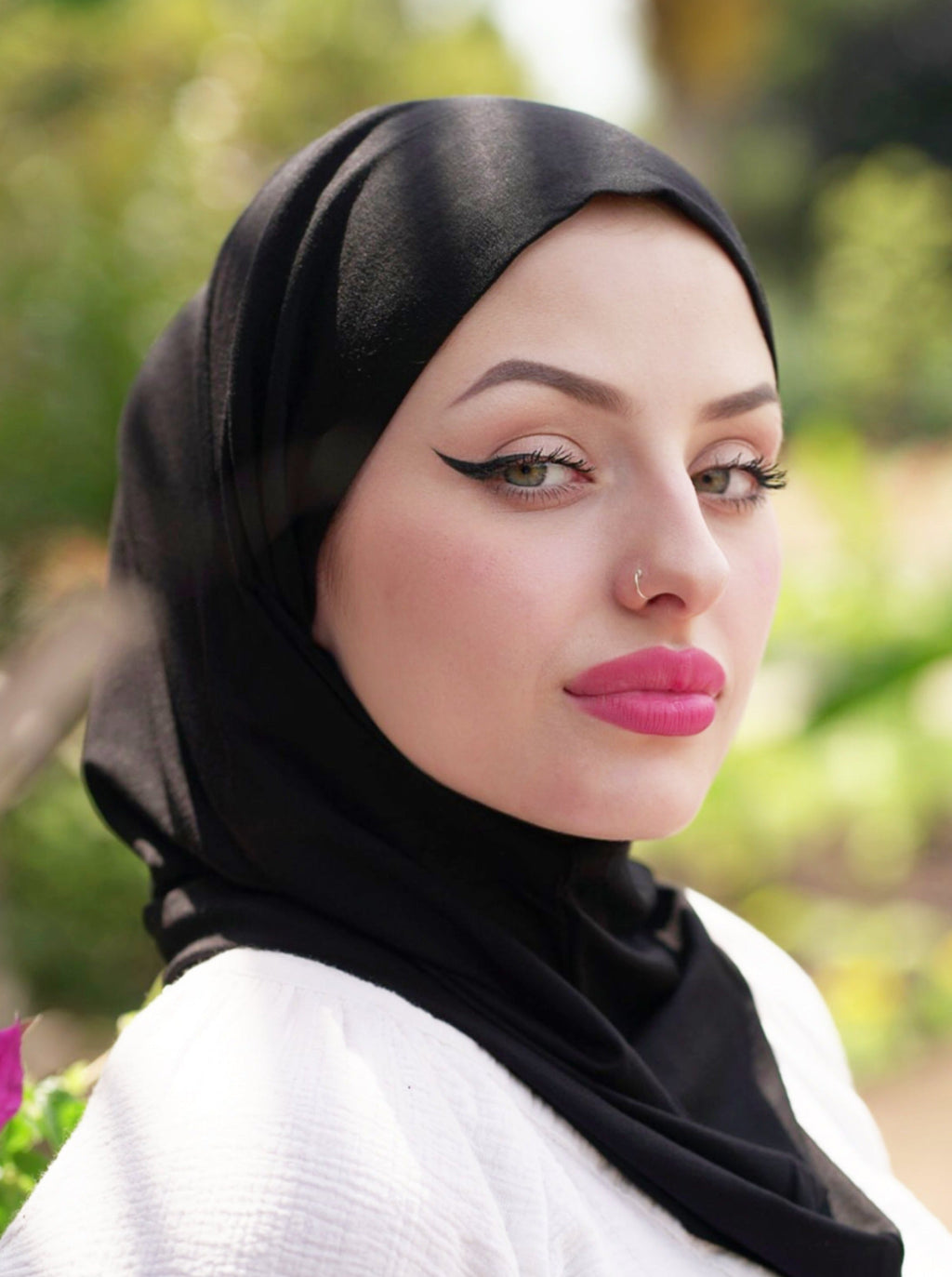 3in1 practical hijab - black