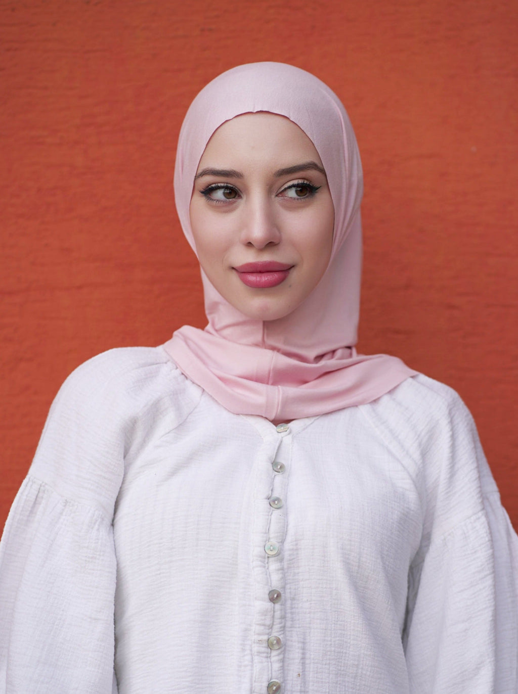 Practical hijab "Easy" - lightrose