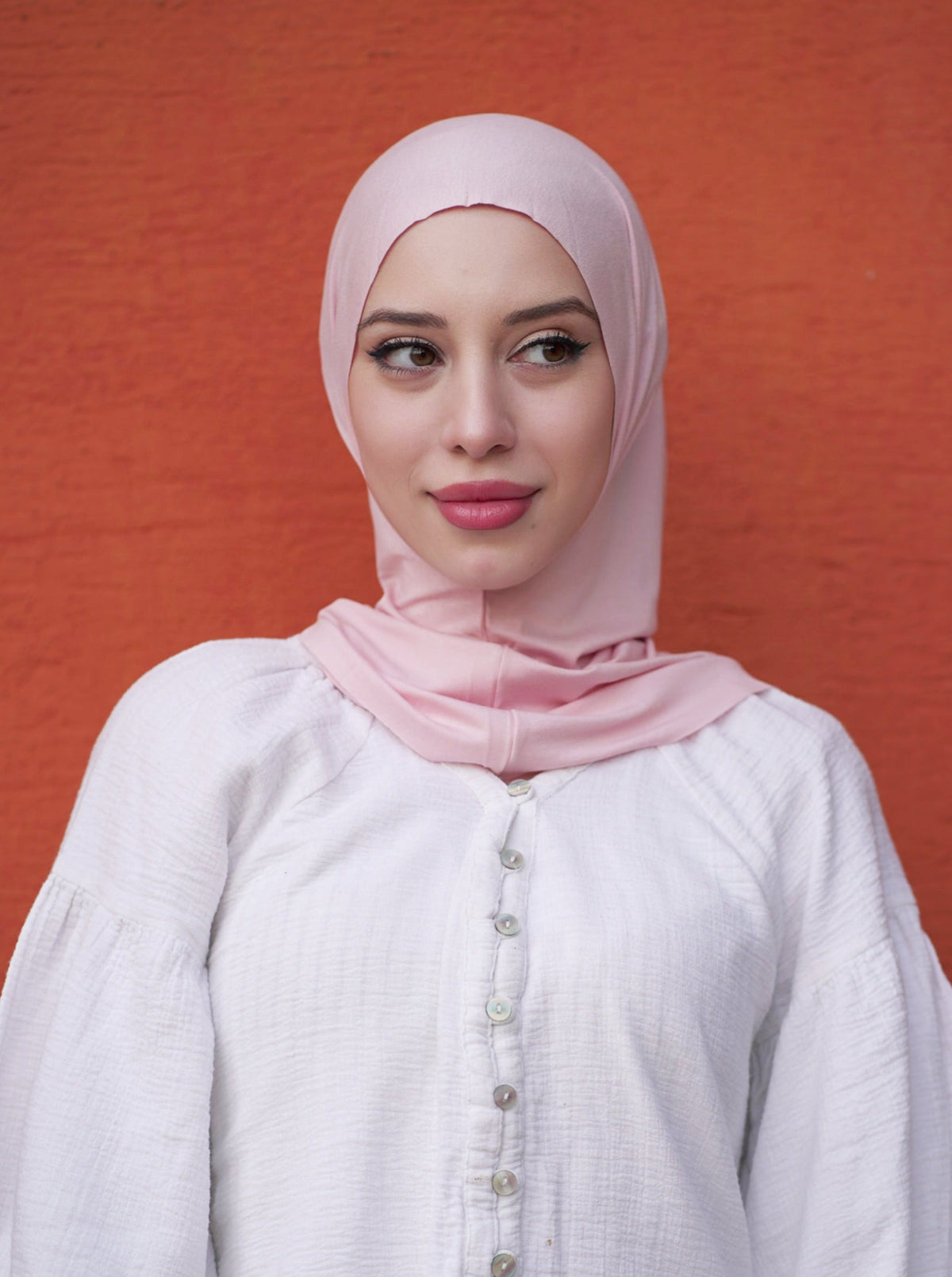 Practical hijab "Easy" - lightrose