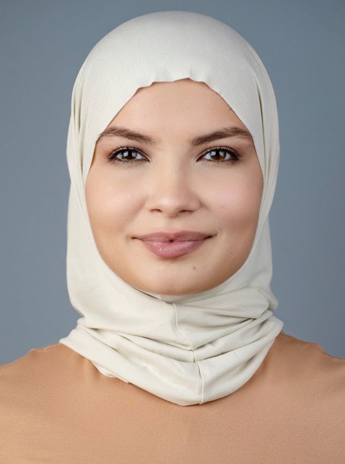 Practical hijab "Easy" - creme