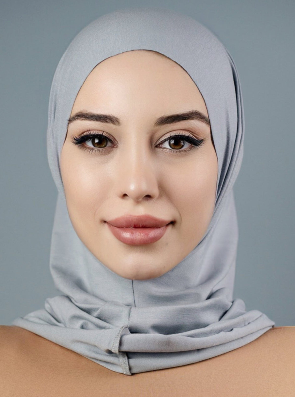 Practical hijab "Easy" - lightgrey