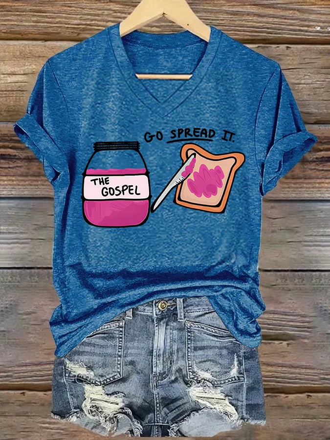 Women's  THE GOSPEL Print T-Shirt