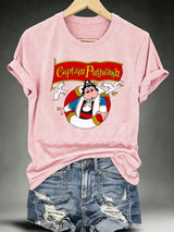 Women's Captain Pugwash Cartoon Classic T-Shirt