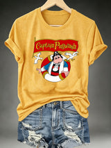 Women's Captain Pugwash Cartoon Classic T-Shirt