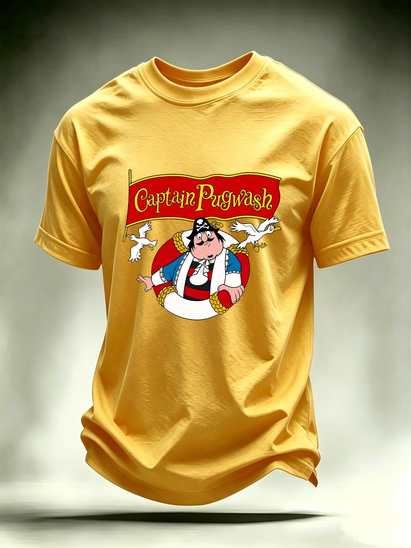 Men's Captain Pugwash Cartoon Classic T-Shirt