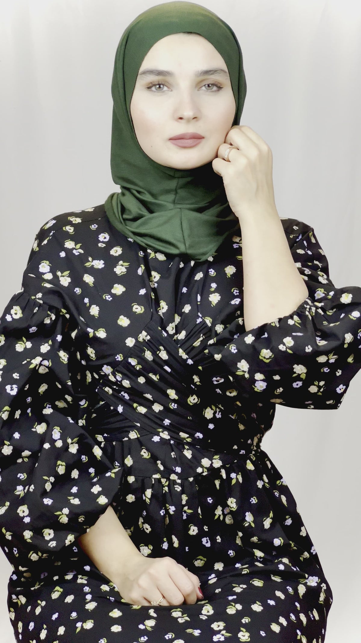 Practical hijab "Easy" - taupe