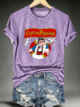 Women's Captain Pugwash Cartoon Classic T-Shirt