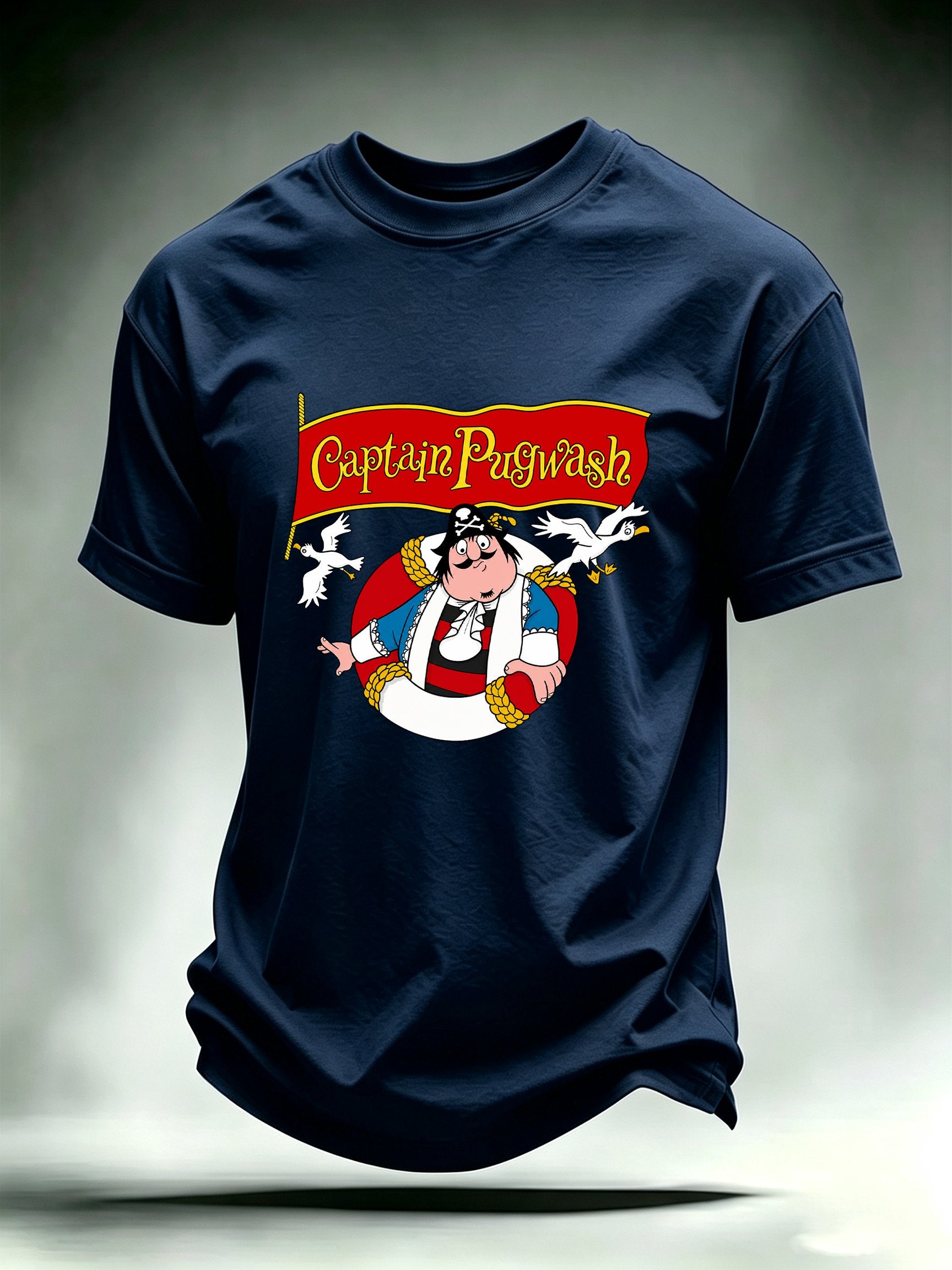 Men's Captain Pugwash Cartoon Classic T-Shirt