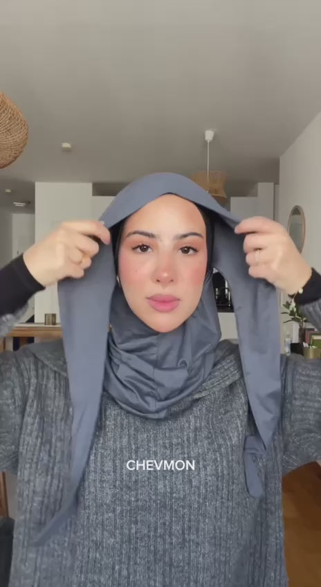 3in1 practical hijab - lightrose