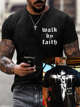 Men's Walk By Faith  Short-sleeved T-shirt