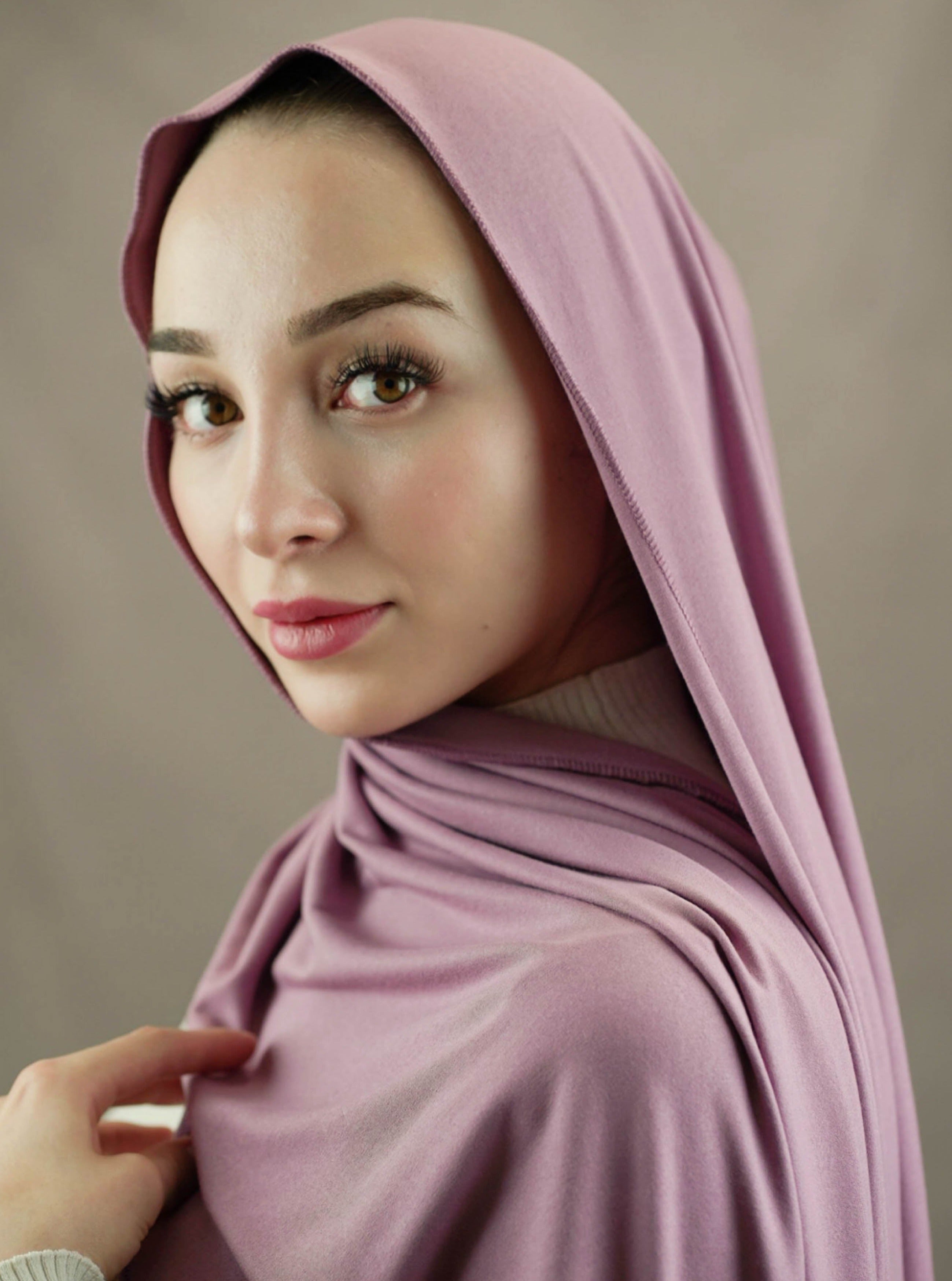 Ultra-soft Jersey Hijab - lilac
