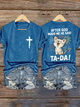 Women'S Casual Faith Short Sleeve T-Shirt