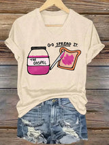 Women's  THE GOSPEL Print T-Shirt
