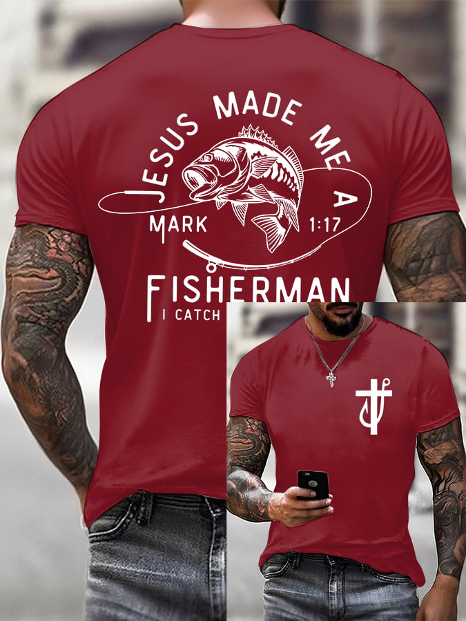 Men'S Casual Faith Short-Sleeved T-Shirt
