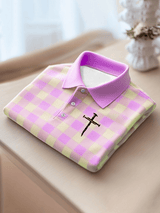 Men's Faith Printed Casual Polo Shirt