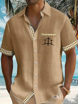 Men's Faith Cross Printed Casual Shirt