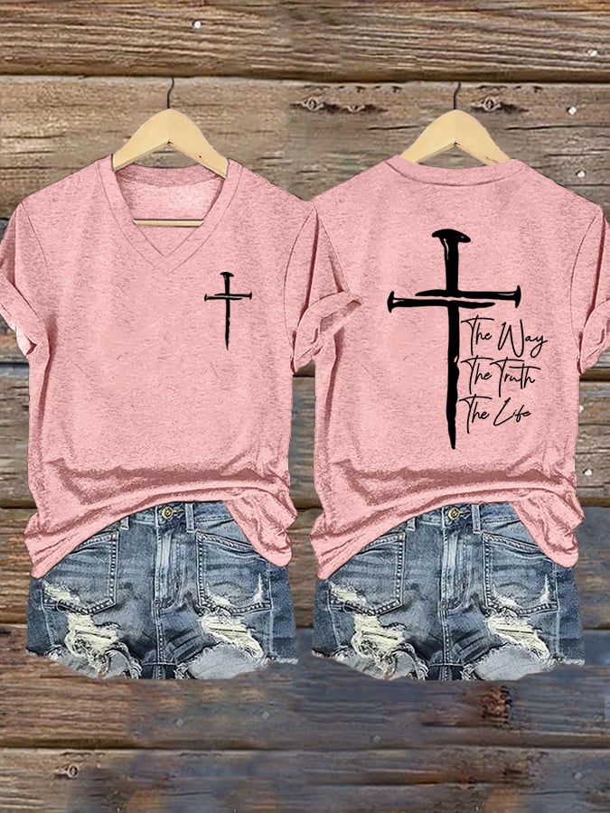 Women's The Way The Truth The Life Print T-Shirt