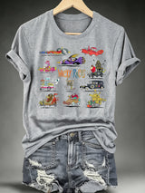 Women's Wacky Races - Characters & Vehicles T-shirt